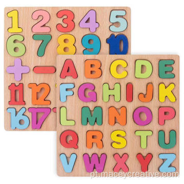 ALPHABET Puzzle Wooden Toy Toy Wooden Puzzle Kids Set